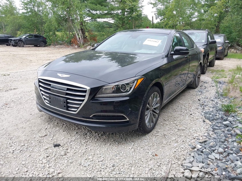 Vin: kmhgn4je6hu200401, lot: 46110312, genesis g80 3.8 20172