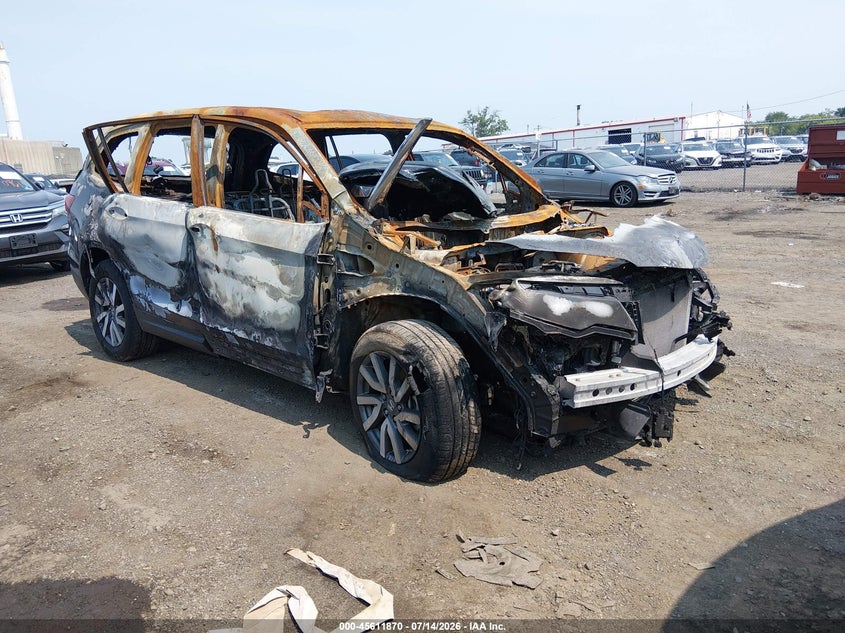 Vin: 5fnyf6h5xlb024879, lot: 46110320, honda pilot awd ex-l 2020 img_1