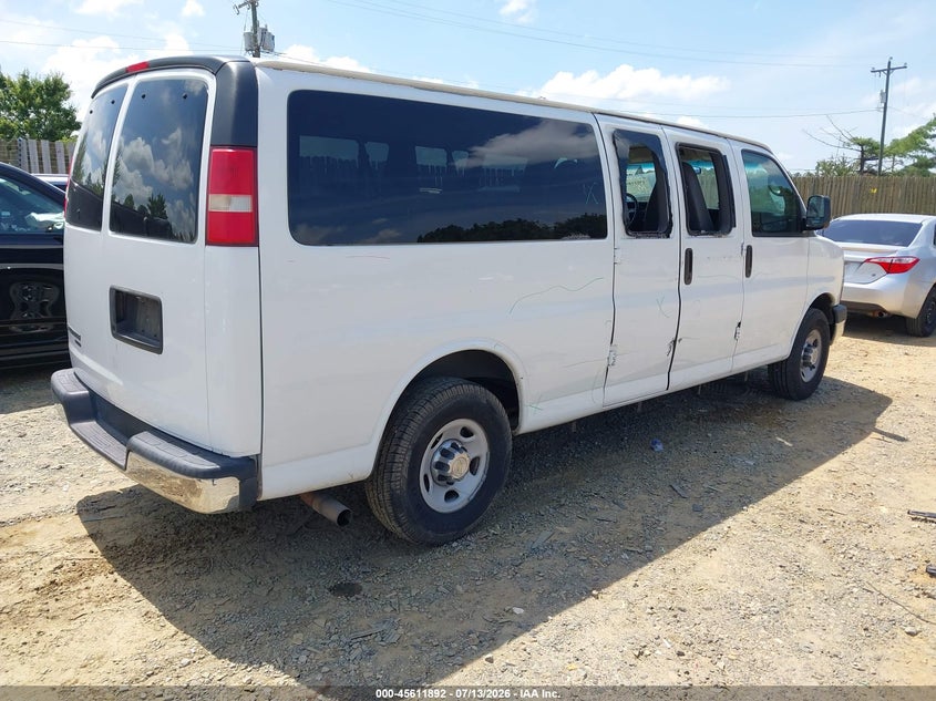 Vin: 1gazg1fa5d1178228, lot: 46110342, chevrolet express 3500 lt 20134