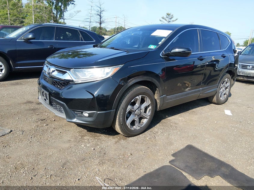 2018 Honda Cr-V Ex-L/Ex-L Navi, Left Side, IAAI, VIN 2HKRW2H8XJH643049 — photo 2