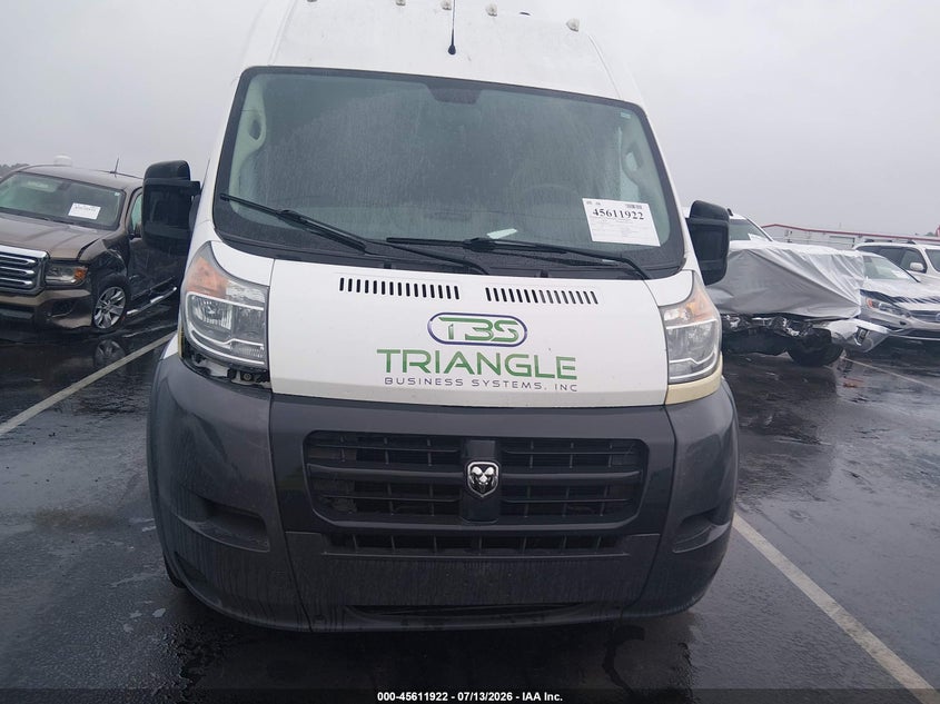 2018 Ram Promaster 1500 High Roof 136 Wb VIN: 3C6TRVBG6JE108553 Lot: 45611922