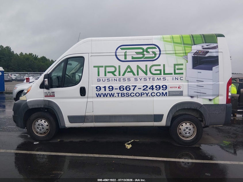 2018 Ram Promaster 1500 High Roof 136 Wb VIN: 3C6TRVBG6JE108553 Lot: 45611922