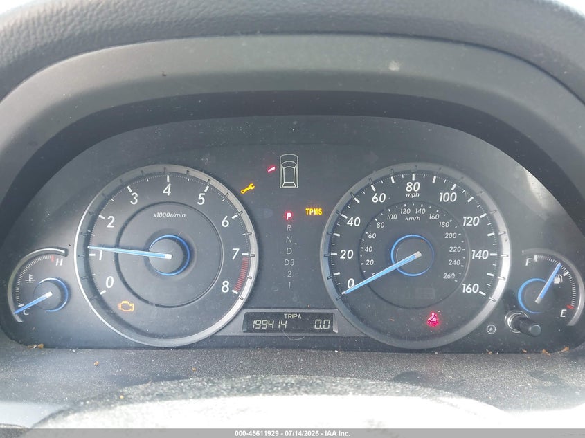 2012 Honda Crosstour 2.4 Ex-L VIN: 5J6TF3H59CL004123 Lot: 45611929