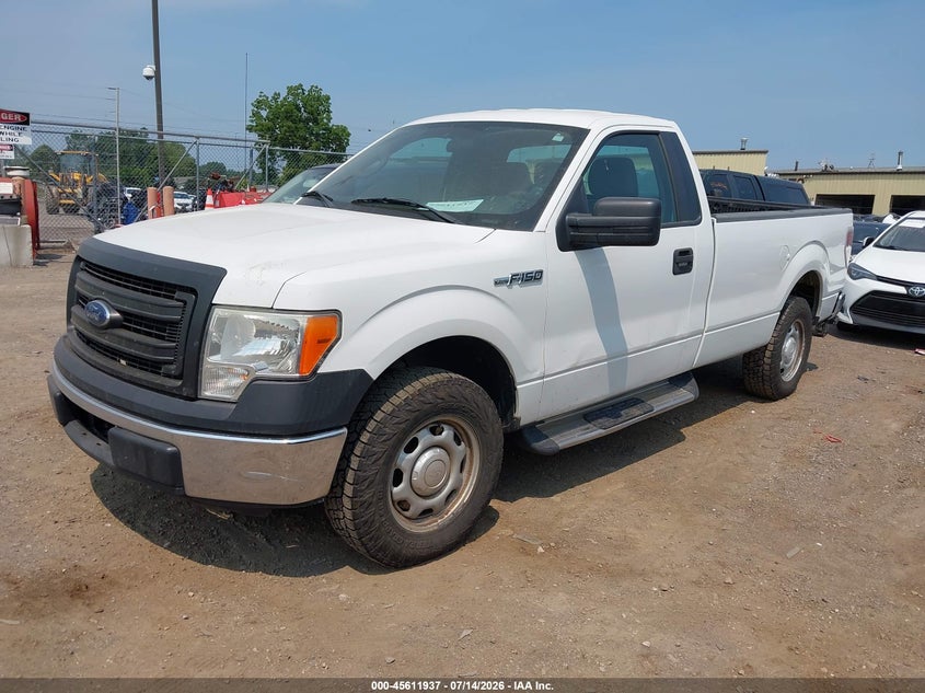 2013 Ford F-150 Xl, Удар сзади, IAAI, VIN 1FTMF1CMXDKG22037 — фото 2
