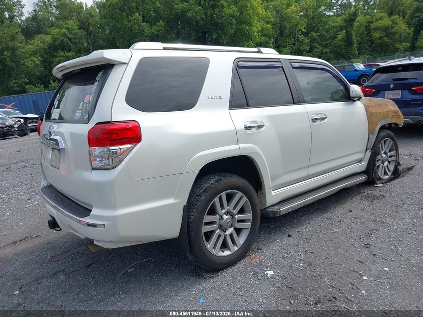 Vin: jtebu5jr3b5036886, lot: 46110399, toyota 4runner limited v6 20114