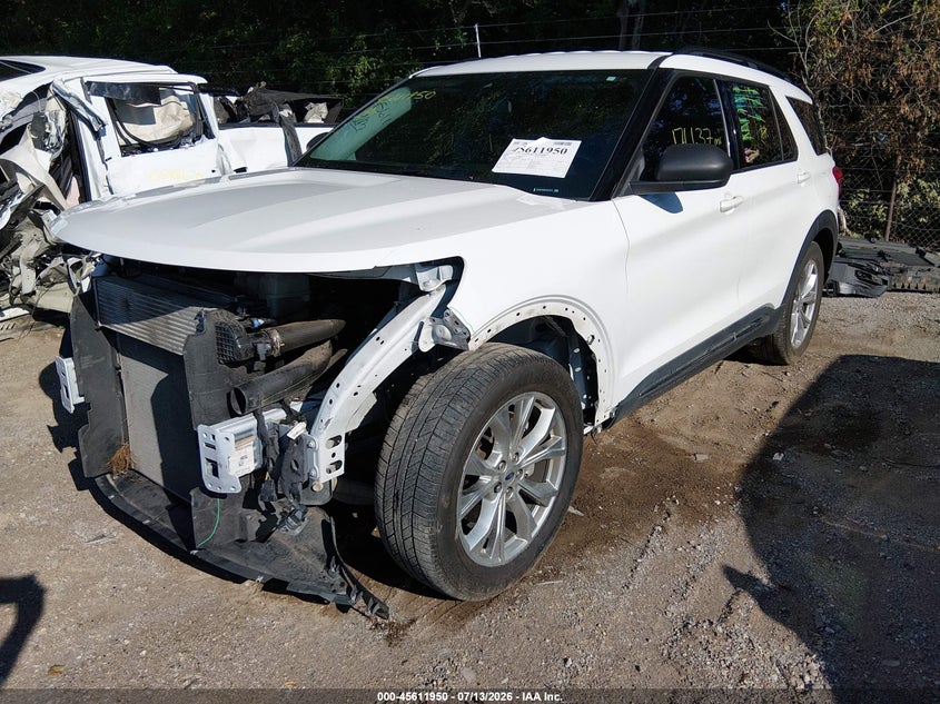 2020 Ford Explorer, Front End, IAAI, VIN 1FMSK7DH6LGD15212 — photo 2