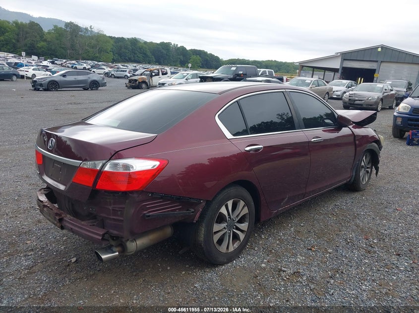 2013 HONDA ACCORD auction photo 4