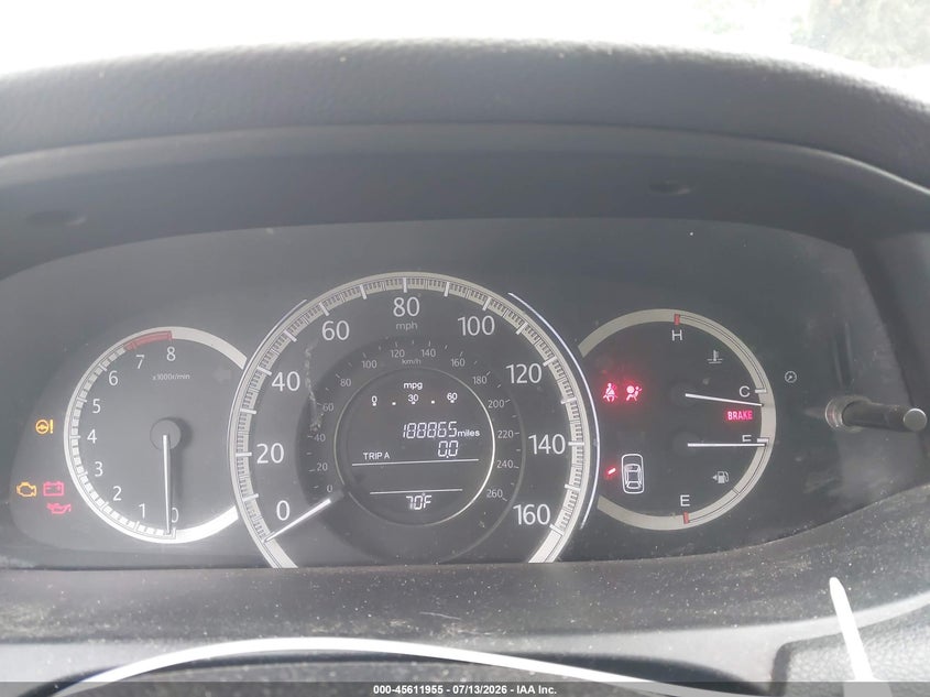 2013 HONDA ACCORD auction photo 7