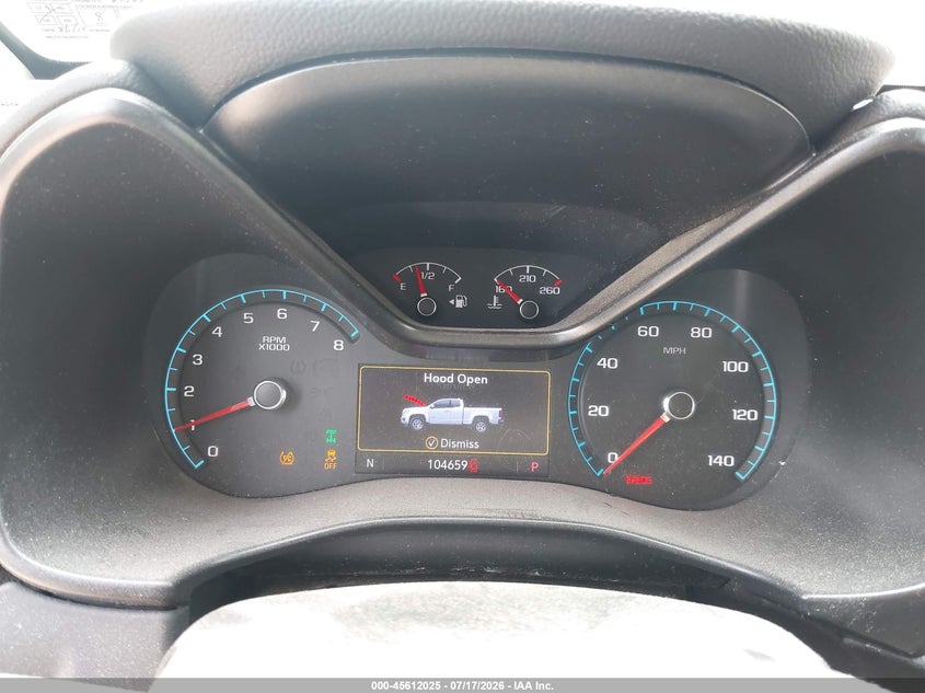 2019 Chevrolet Colorado Lt VIN: 1GCGTCEN6K1276157 Lot: 45612025