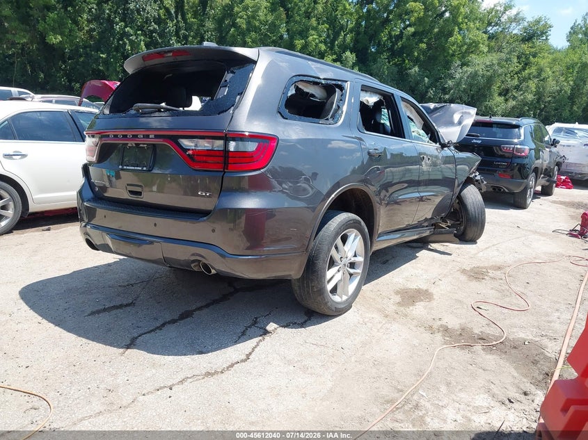 Vin: 1c4rdjdg7mc697020, lot: 46110490, dodge durango gt plus awd 20214