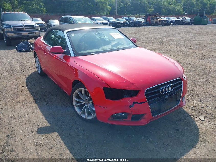 2013 Audi A5 2.0T Premium VIN: WAUAFAFHXDN012085 Lot: 45612044