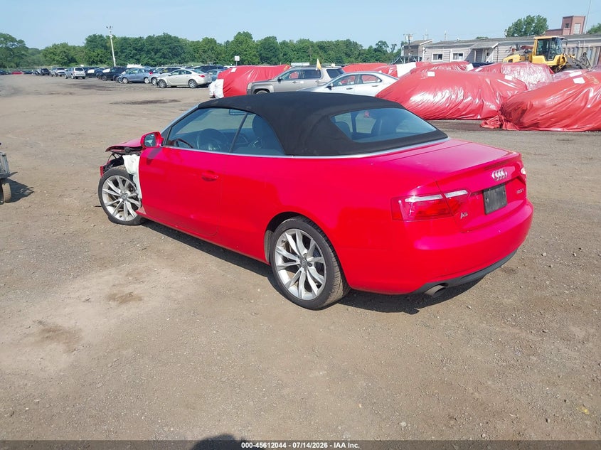 Vin: wauafafhxdn012085, lot: 46110494, audi a5 2.0t premium 20133