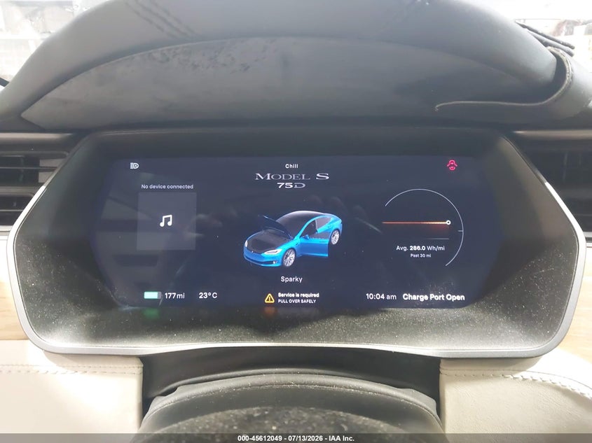 2018 Tesla Model S 100D/75D/P100D VIN: 5YJSA1E26JF269368 Lot: 45612049