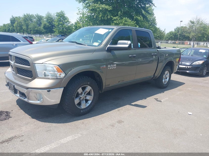 Vin: 1c6rr7lt7es220962, lot: 46110504, ram 1500 outdoorsman 20142