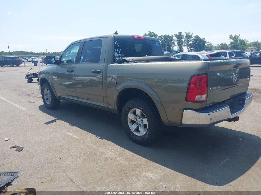 Vin: 1c6rr7lt7es220962, lot: 46110504, ram 1500 outdoorsman 20143