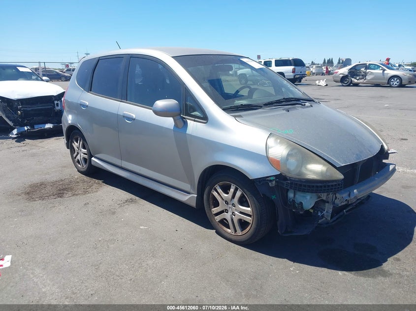 2008 Honda Fit Sport, Front, IAAI, VIN JHMGD38688S014708