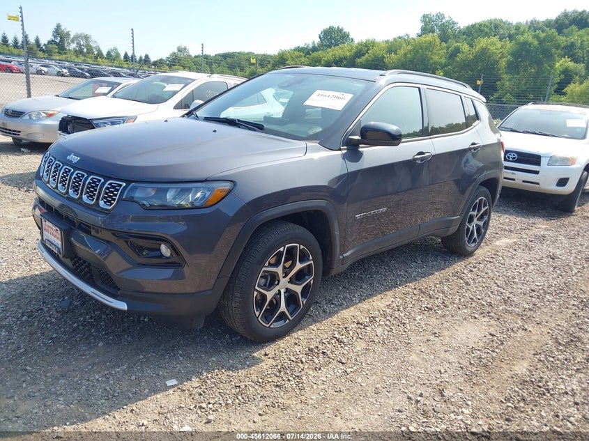Vin: 3c4njdcn2rt174461, lot: 46110516, jeep compass limited 4x4 20242