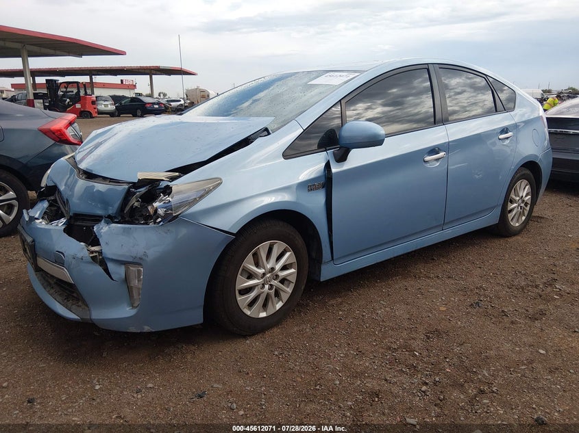 Vin: jtdkn3dp7c3014130, lot: 46110521, toyota prius plug-in 20122