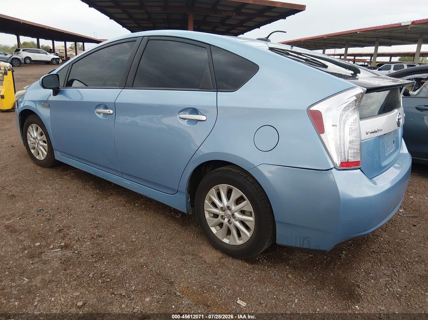 Vin: jtdkn3dp7c3014130, lot: 46110521, toyota prius plug-in 20123