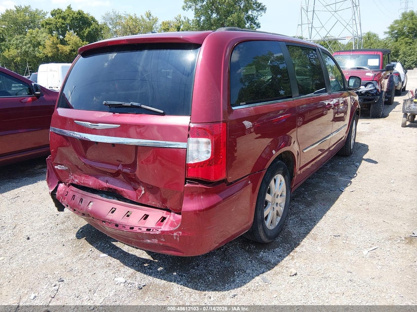 Vin: 2c4rc1bg7er398366, lot: 46110553, chrysler town & country touring 20144