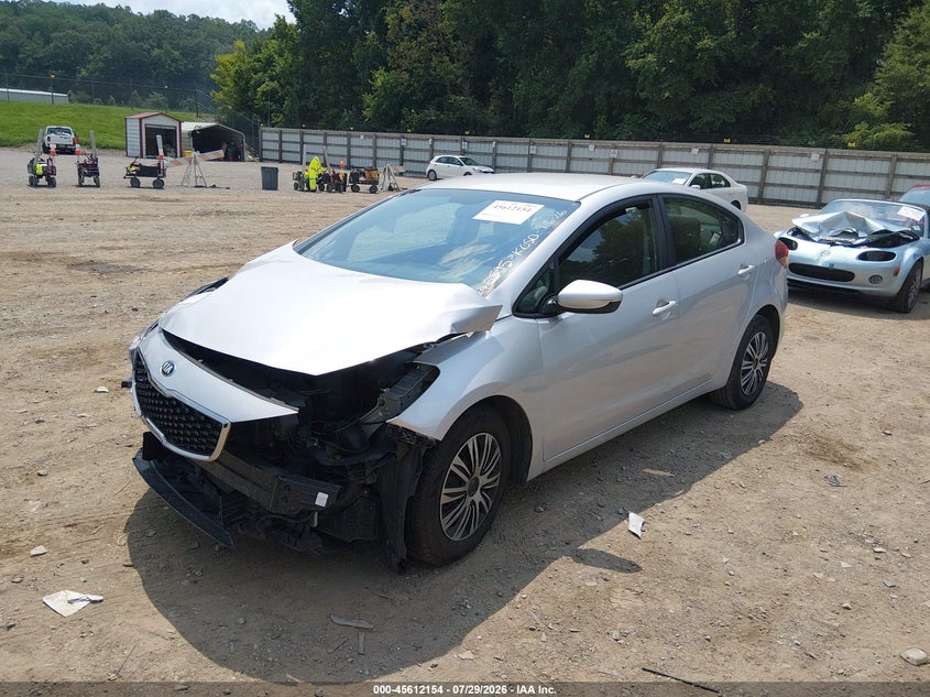 Vin: 3kpfk4a73he070490, lot: 46110604, kia forte lx 20172