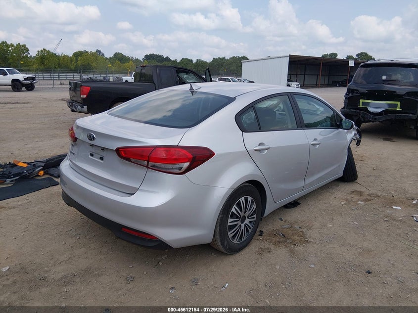 Vin: 3kpfk4a73he070490, lot: 46110604, kia forte lx 20174