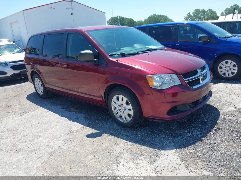 Vin: 2c4rdgbg3jr262391, lot: 46110617, dodge grand caravan se 20181