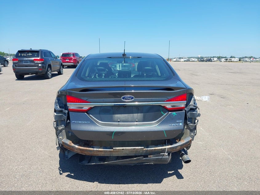 FORD FUSION HYBRID 2017 VIN 3FA6P0LU6HR165430