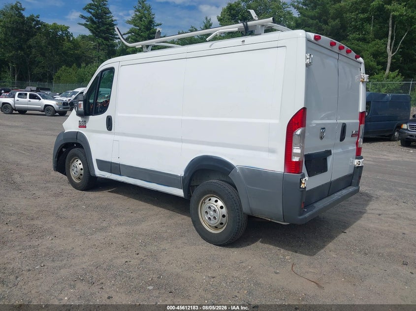 Vin: 3c6trvng5ee114538, lot: 46110634, ram promaster 1500 low roof 20143