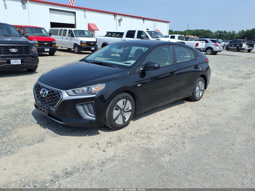 Vin: kmhc65lc2lu217623, lot: 46110643, hyundai ioniq hybrid blue 20202