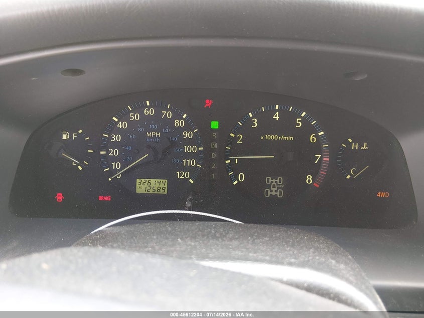 2001 INFINITI QX4 auction photo 7