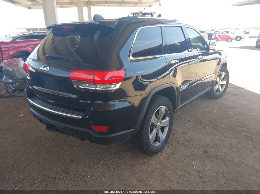 Vin: 1c4rjfbt5gc304965, lot: 46110667, jeep grand cherokee limited 20164