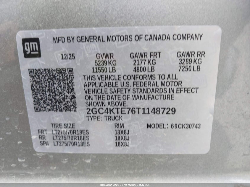 2026 CHEVROLET SILVERADO 3500 HD auction photo 8