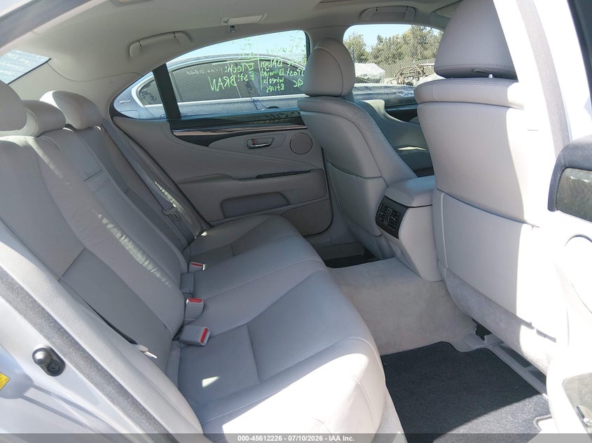 2010 Lexus Ls 460 VIN: JTHBL5EF4A5099936 Lot: 45612226