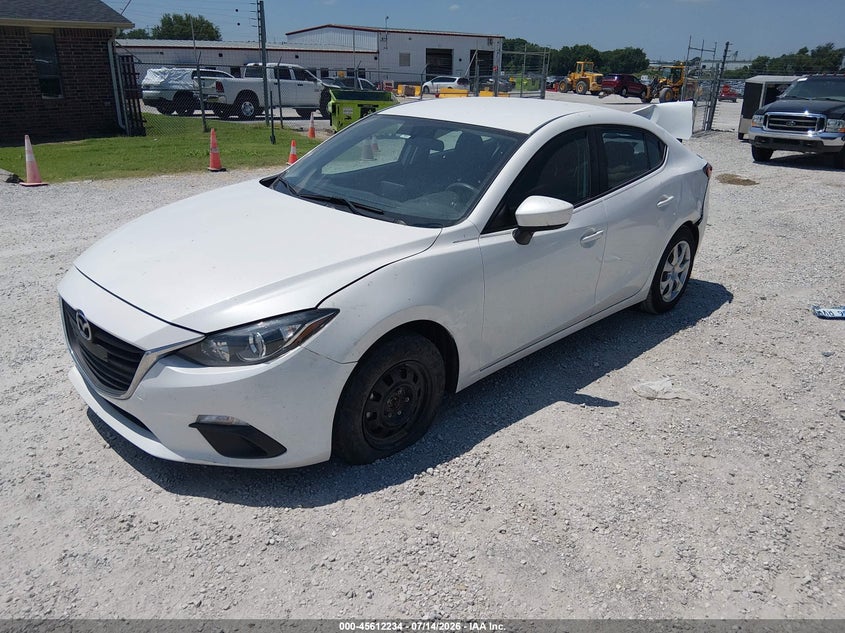 Vin: 3mzbm1t70gm298517, lot: 46110684, mazda mazda3 i sport 20162