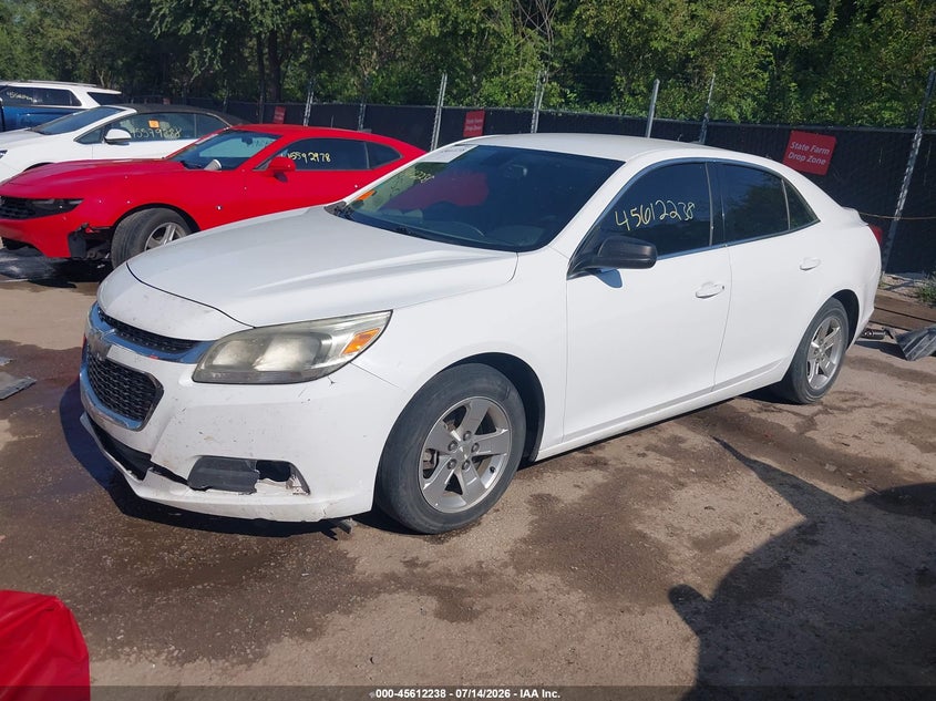 2015 Chevrolet Malibu, Front End, IAAI, VIN 1G11A5SL0FF195666 — photo 2