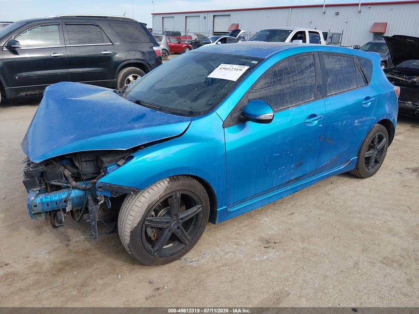 2010 Mazda 3, Front End, IAAI, VIN JM1BL1H5XA1205181 — photo 2