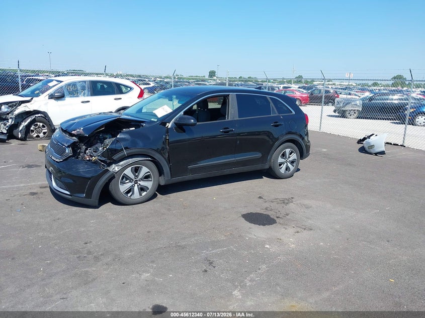 Vin: kndcb3lc1h5100539, lot: 46110790, kia niro fe 20172