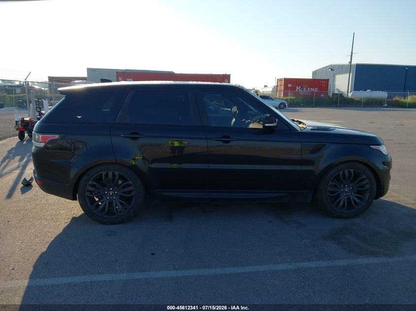 2017 Land Rover Range Rover Sport 3.0L V6 Supercharged Hse VIN: SALWR2FV6HA161031 Lot: 45612341
