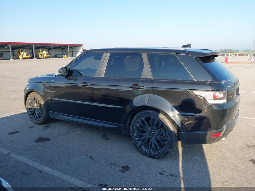 2017 Land Rover Range Rover Sport 3.0L V6 Supercharged Hse VIN: SALWR2FV6HA161031 Lot: 45612341