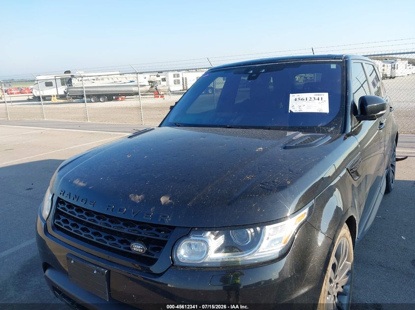 2017 Land Rover Range Rover Sport 3.0L V6 Supercharged Hse VIN: SALWR2FV6HA161031 Lot: 45612341