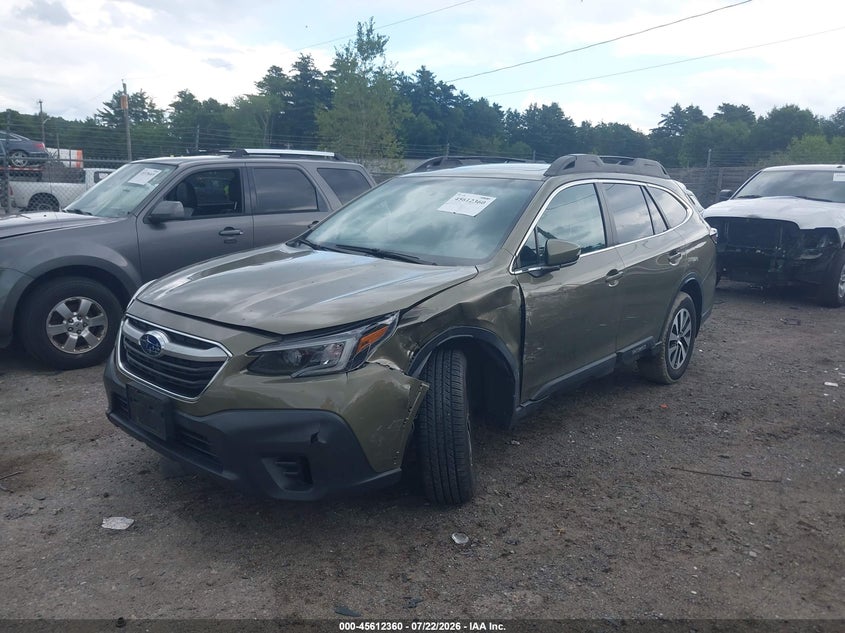 Vin: 4s4btafc0m3204904, lot: 46110811, subaru outback premium 20212