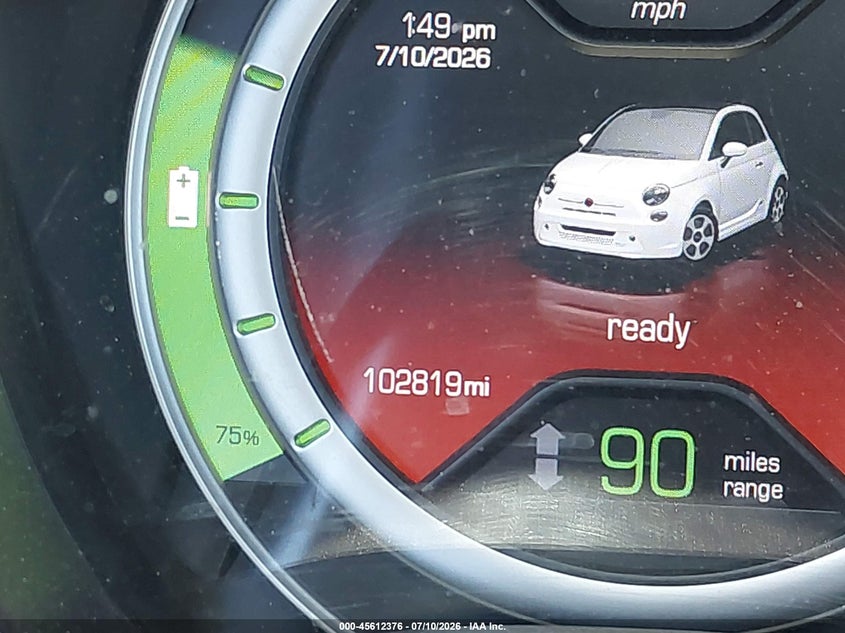 2014 Fiat 500E Battery Electric VIN: 3C3CFFGE1ET189580 Lot: 45612376
