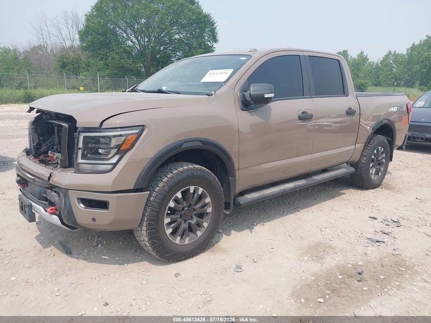 Vin: 1n6aa1ed5ln500663, lot: 46110876, nissan titan pro-4x 4x4 20202