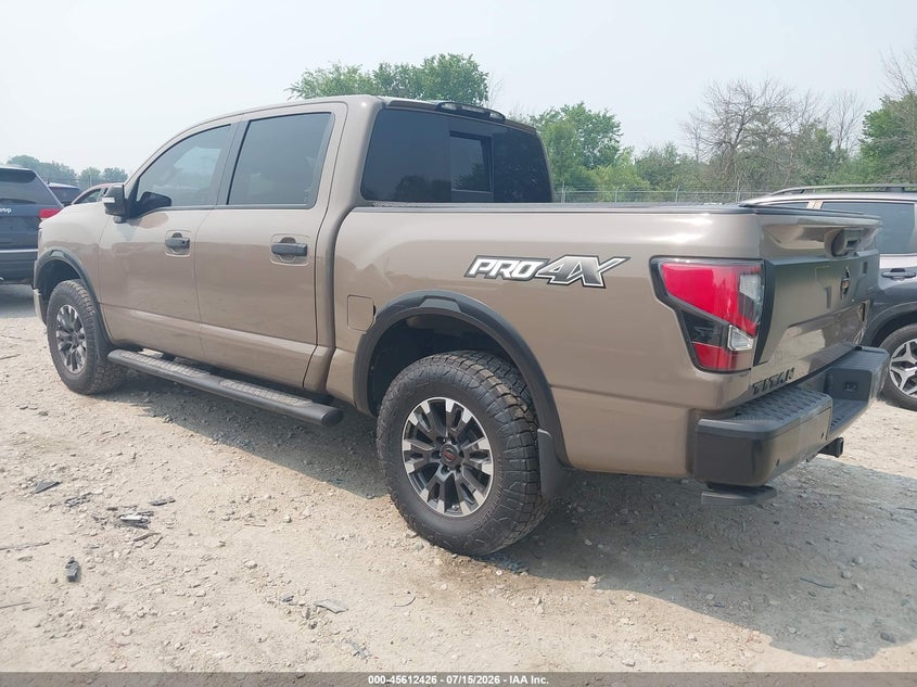 Vin: 1n6aa1ed5ln500663, lot: 46110876, nissan titan pro-4x 4x4 20203