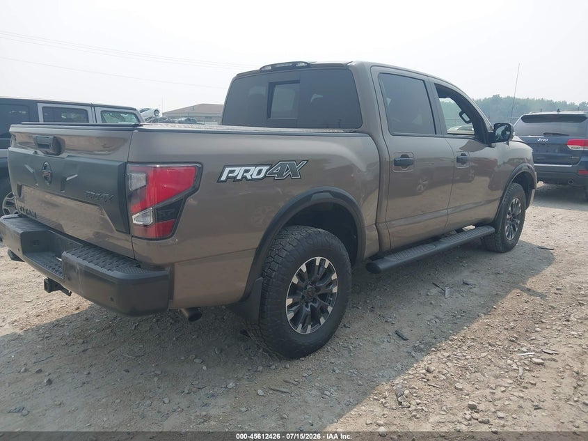 Vin: 1n6aa1ed5ln500663, lot: 46110876, nissan titan pro-4x 4x4 20204