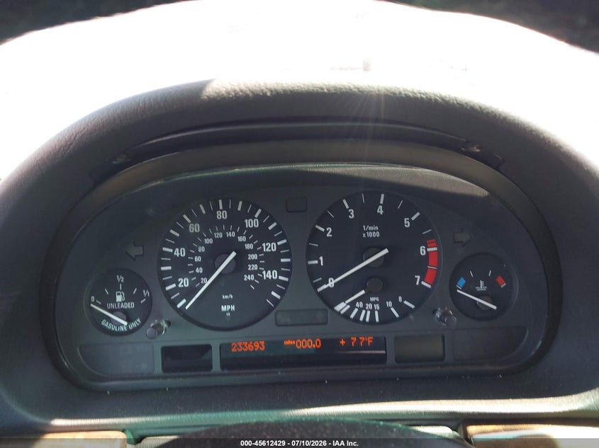 1999 BMW 740IL auction photo 7