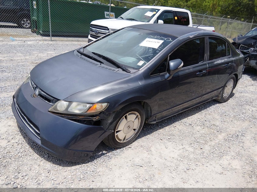 2006 Honda Civic, Right Front, IAAI, VIN JHMFA36286S003645 — photo 2