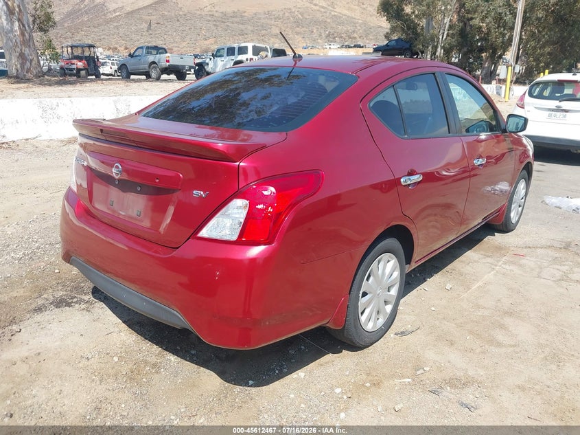 Vin: 3n1cn7ap8jl868998, lot: 46110917, nissan versa 1.6 sv 20184