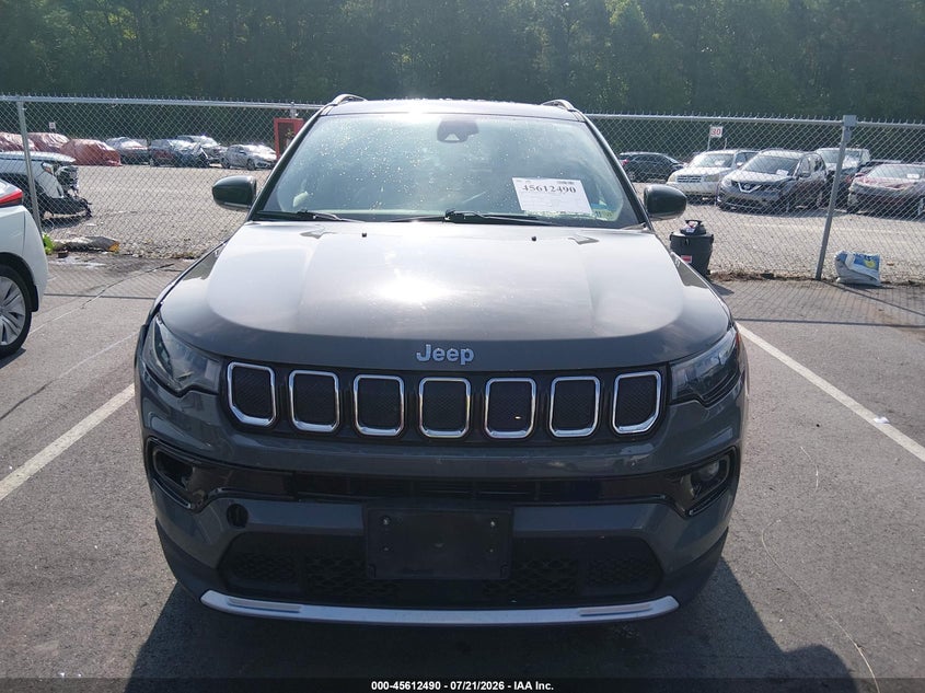 2022 Jeep Compass Limited 4X4 VIN: 3C4NJDCB1NT113408 Lot: 45612490